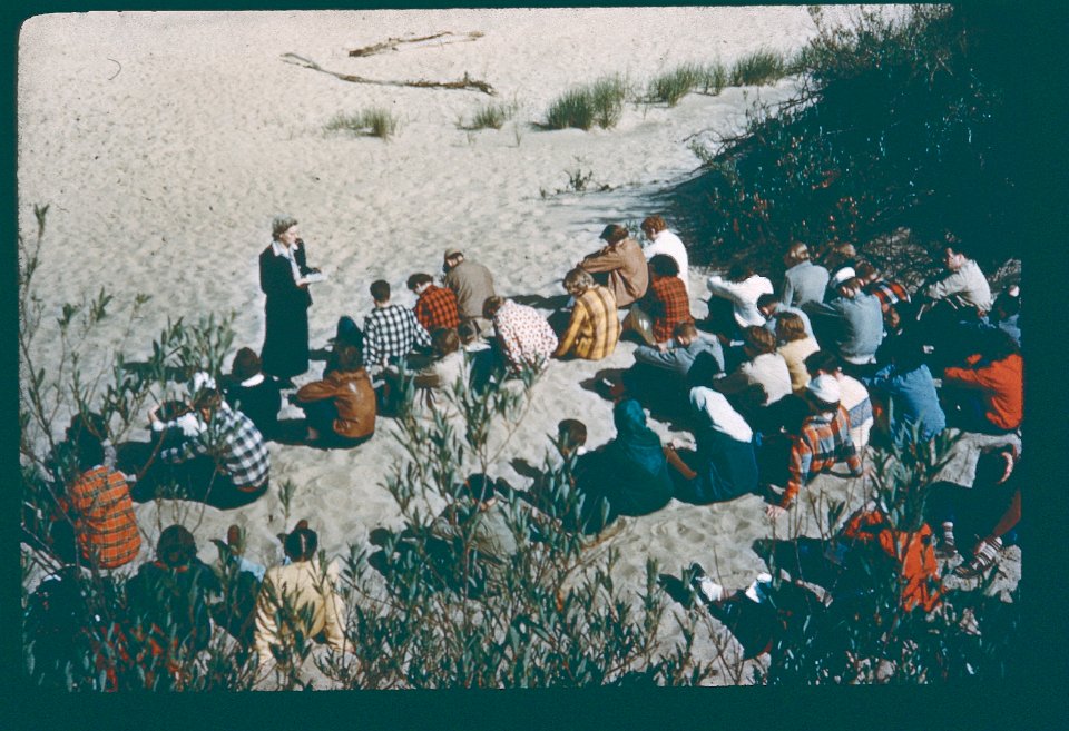 Service on the Beach   no date